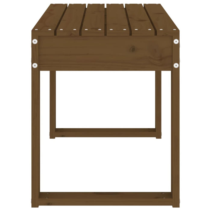 Panca da Giardino Ambra 80x38x45 cm Legno Massello di Pino 825089