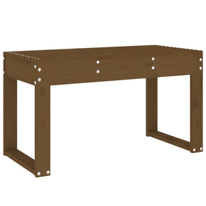 Panca da Giardino Ambra 80x38x45 cm Legno Massello di Pino 825089