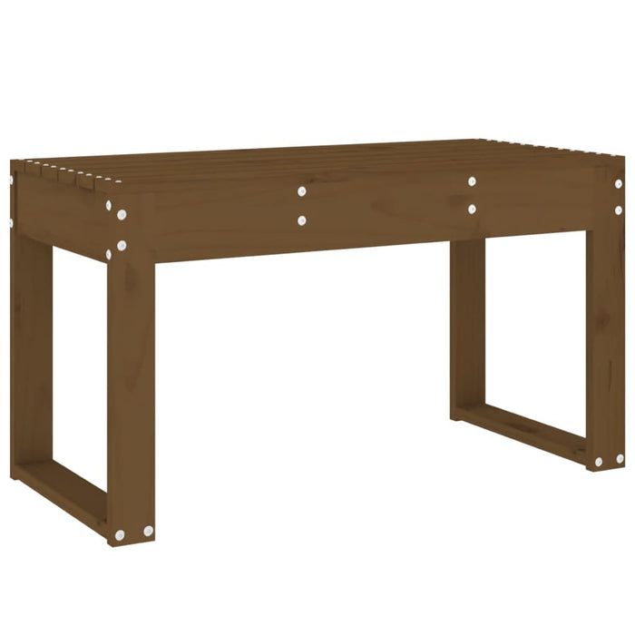 Panca da Giardino Ambra 80x38x45 cm Legno Massello di Pino 825089