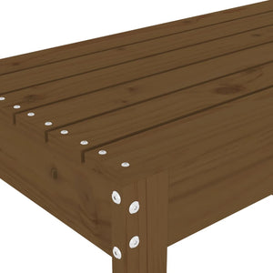 Panca da Giardino Ambra 80x38x45 cm Legno Massello di Pino 825089