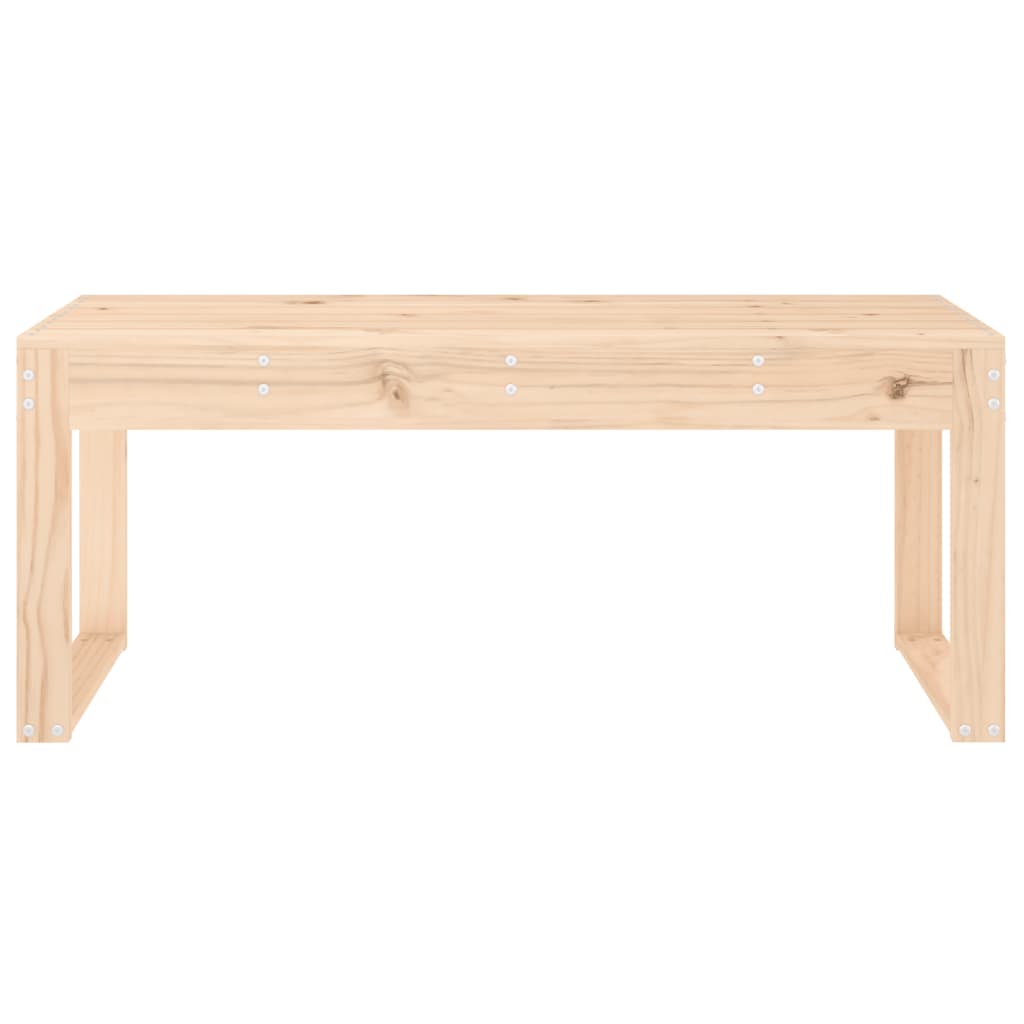 Panca da Giardino 110x38x45 cm in Legno Massello di Pino 825093