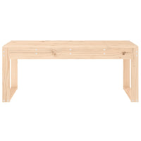Panca da Giardino 110x38x45 cm in Legno Massello di Pino 825093