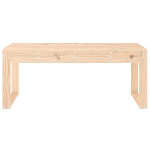 Panca da Giardino 110x38x45 cm in Legno Massello di Pino 825093