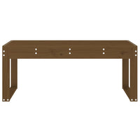 Panca da Giardino Ambra 110x38x45 cm Legno Massello di Pino 825096