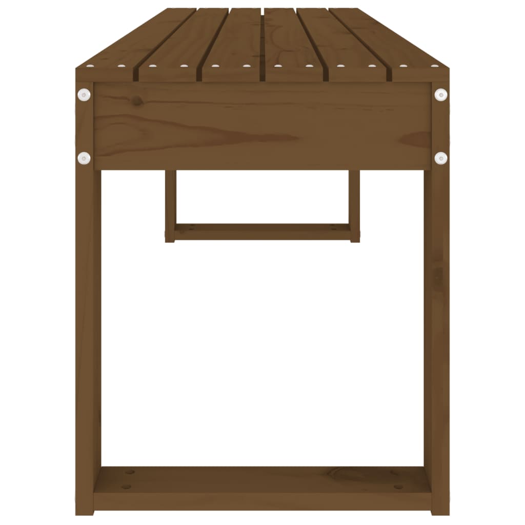 Panca da Giardino Ambra 110x38x45 cm Legno Massello di Pino 825096