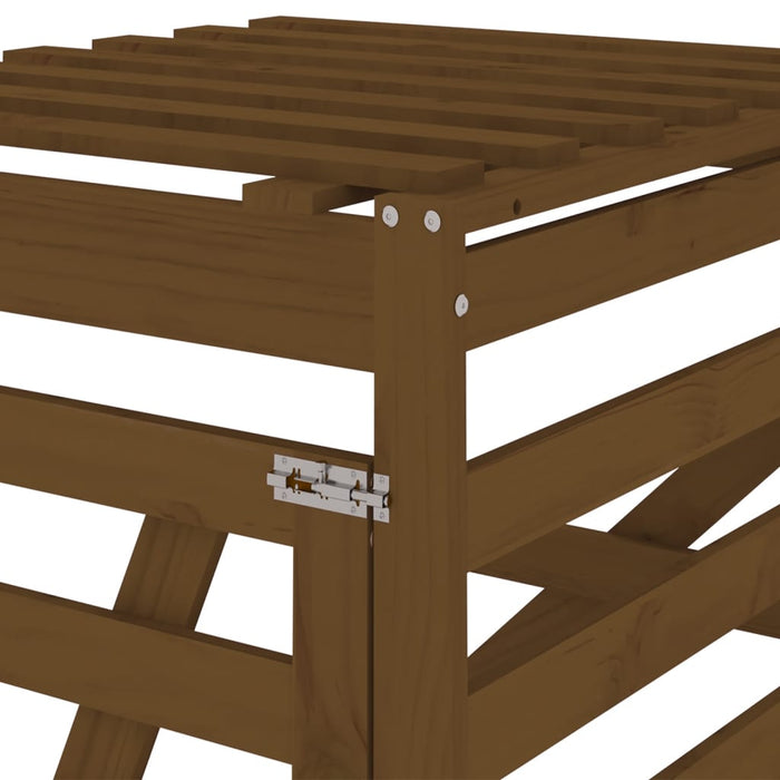 Estensione Copribidone Ambra in Legno Massello di Pino 825110