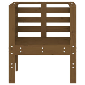 Sedie da Giardino 2pz Ambra 61,5x53x71cm Legno Massello di Pino