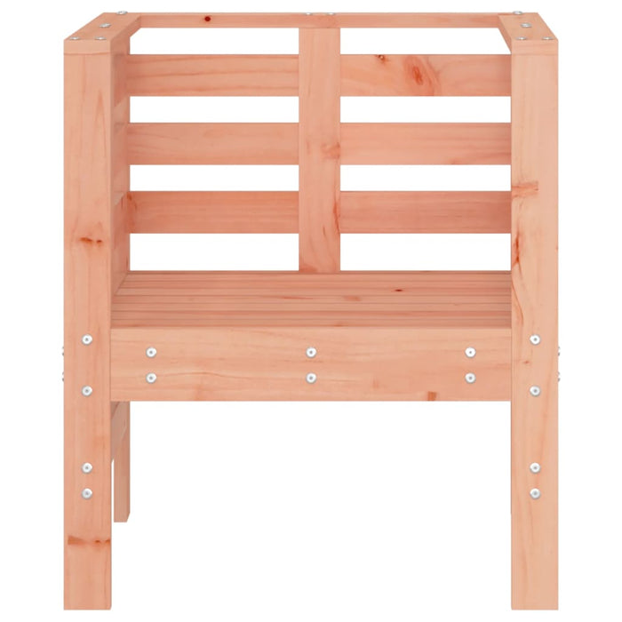 Sedie da Giardino 2pz 61,5x53x71 cm Legno Massello di Douglas 825133