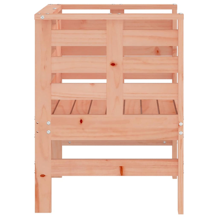 Sedie da Giardino 2pz 61,5x53x71 cm Legno Massello di Douglas 825133