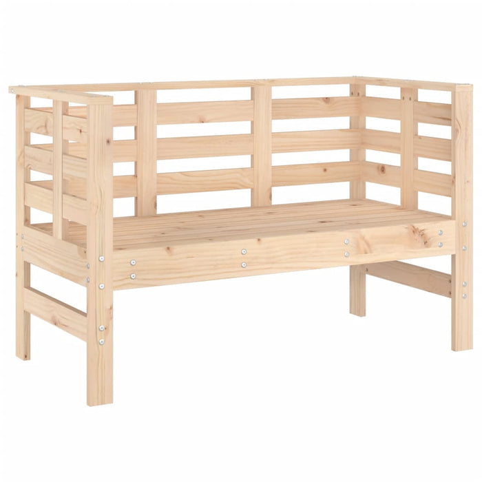 Panca da Giardino 111,5x53x71 cm in Legno Massello di Pinocod mxl 110134