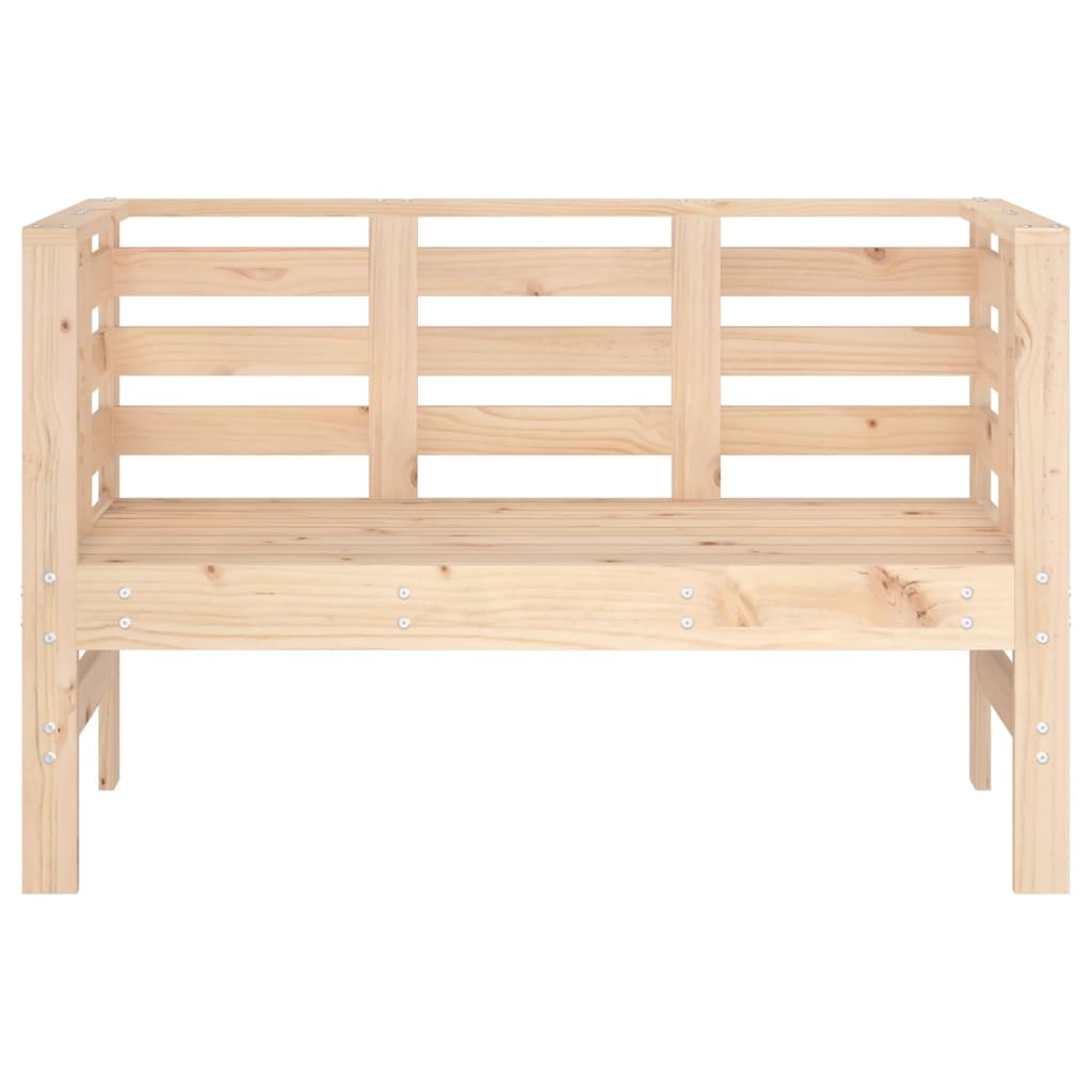 Panca da Giardino 111,5x53x71 cm in Legno Massello di Pino 825135