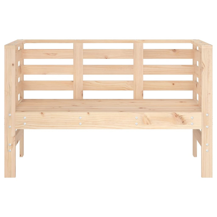 Panca da Giardino 111,5x53x71 cm in Legno Massello di Pino 825135