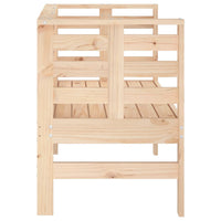 Panca da Giardino 111,5x53x71 cm in Legno Massello di Pino 825135