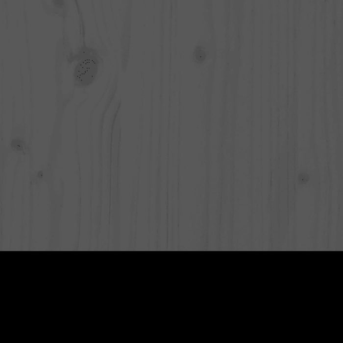 Panca da Giardino Grigia 111,5x53x71 cm Legno Massello di Pino 825137