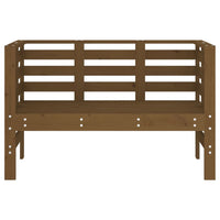 Panca da Giardino Ambra 111,5x53x71 cm Legno Massello di Pino 825138