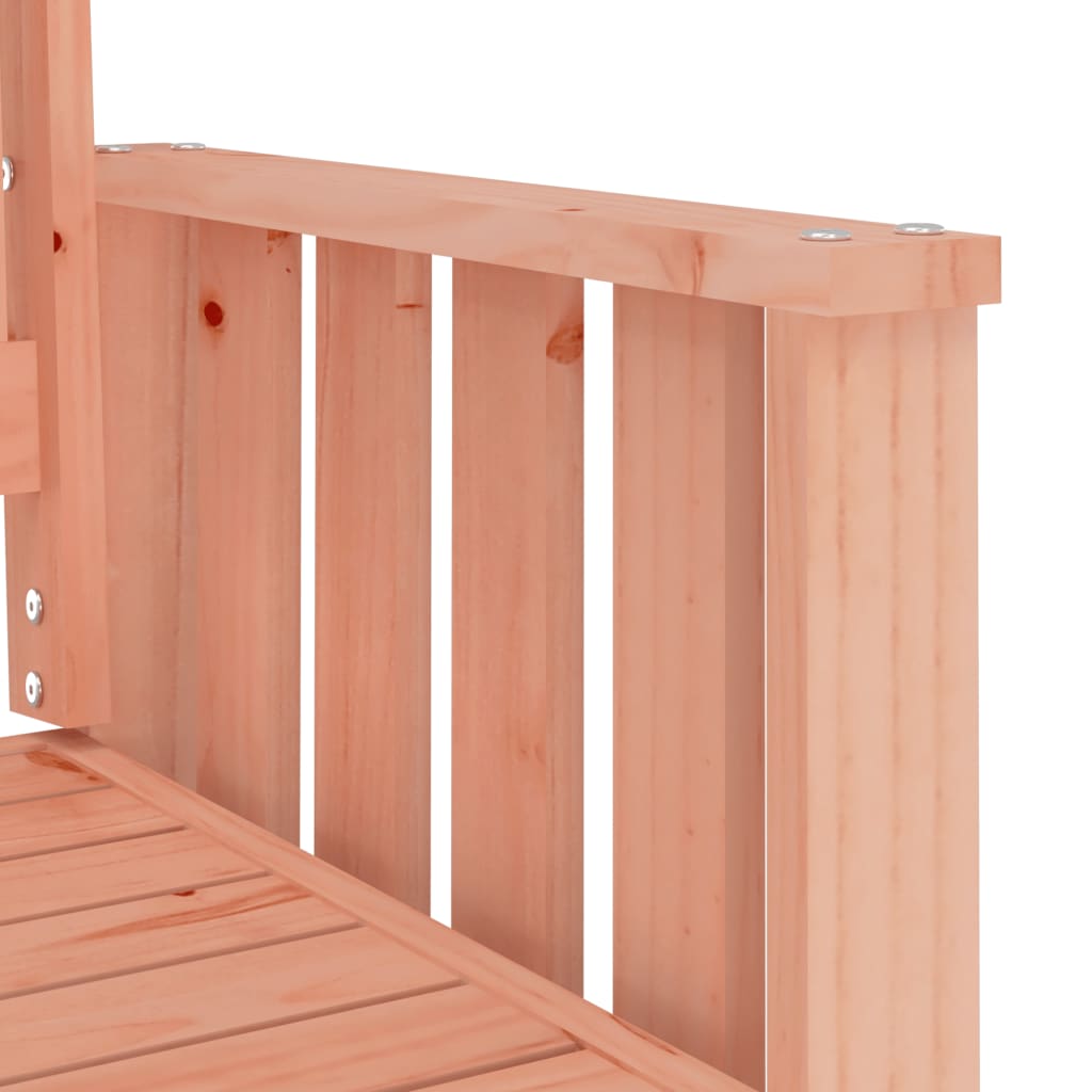 Panca da Giardino con Tavolino 2 Posti Legno Massello Douglas 825154