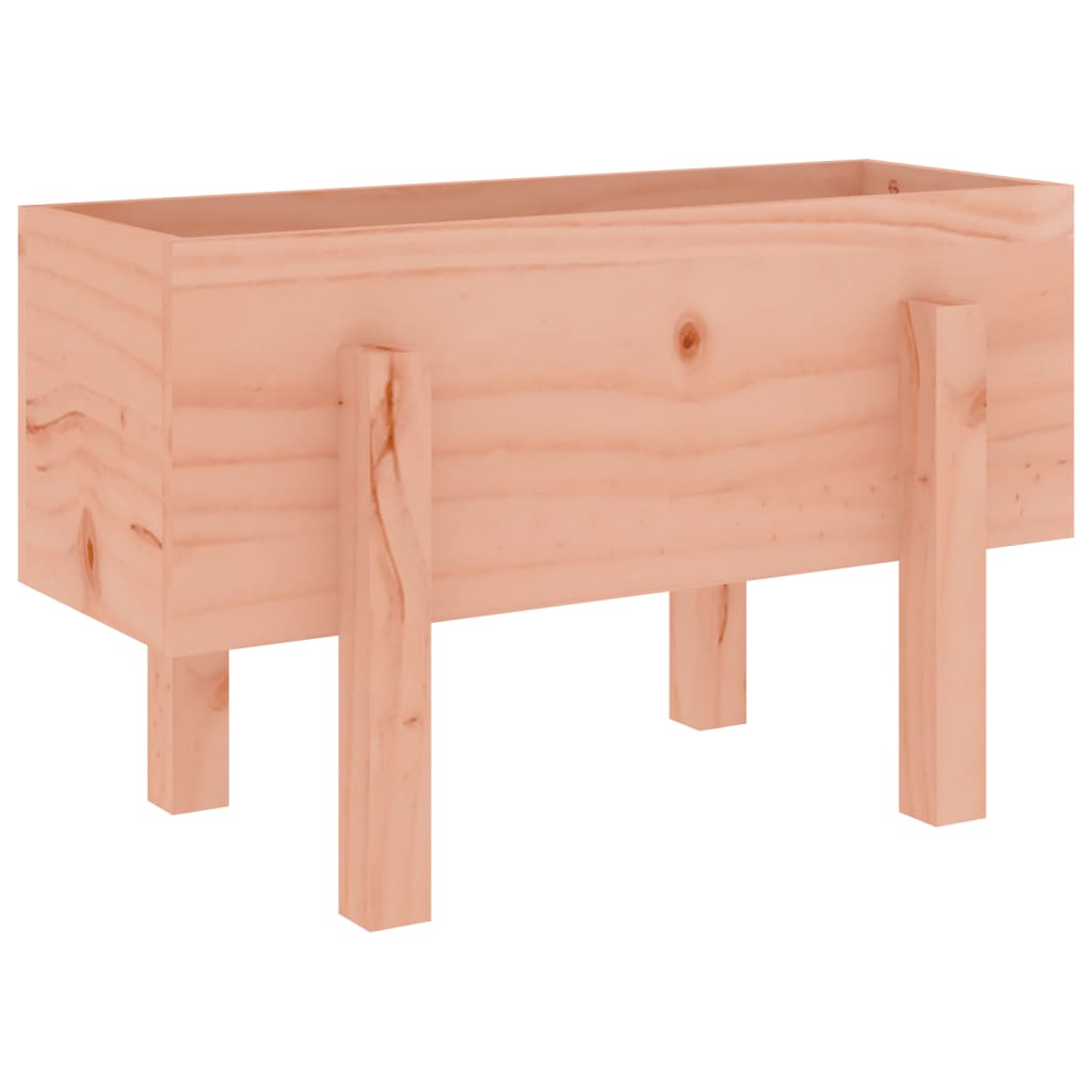 Vassoio per fioriera aiuola rialzata piante fiori terrazza giardino 62 x 30 x 38 cm legno massello marrone Douglas 02_0037745