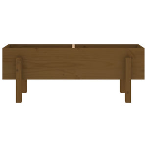 Fioriera Rialzata da Giardino Ambra 101x30x38 cm Massello Pino 825187