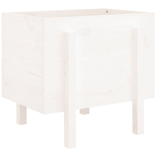 Vassoio per fioriera aiuola rialzata piante fiori terrazza giardino 62 x 50 x 57 cm legno massiccio di pino bianco 02_0037761