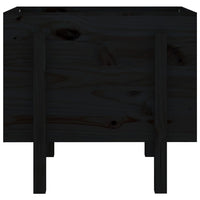 Vassoio per fioriera aiuola rialzata piante fiori terrazza giardino 62 x 50 x 57 cm legno massiccio di pino nero 02_0037764