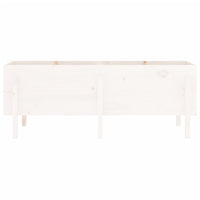 Vassoio per fioriera aiuola rialzata piante fiori terrazza giardino giardino 160 x 50 x 57 cm legno massello di pino bianco 02_0039378