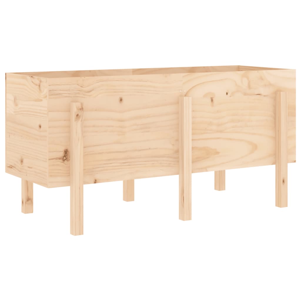 Fioriera Rialzata da Giardino 121x50x57 cm Legno Massello Pino 825226