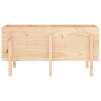 Fioriera Rialzata da Giardino 121x50x57 cm Legno Massello Pino 825226
