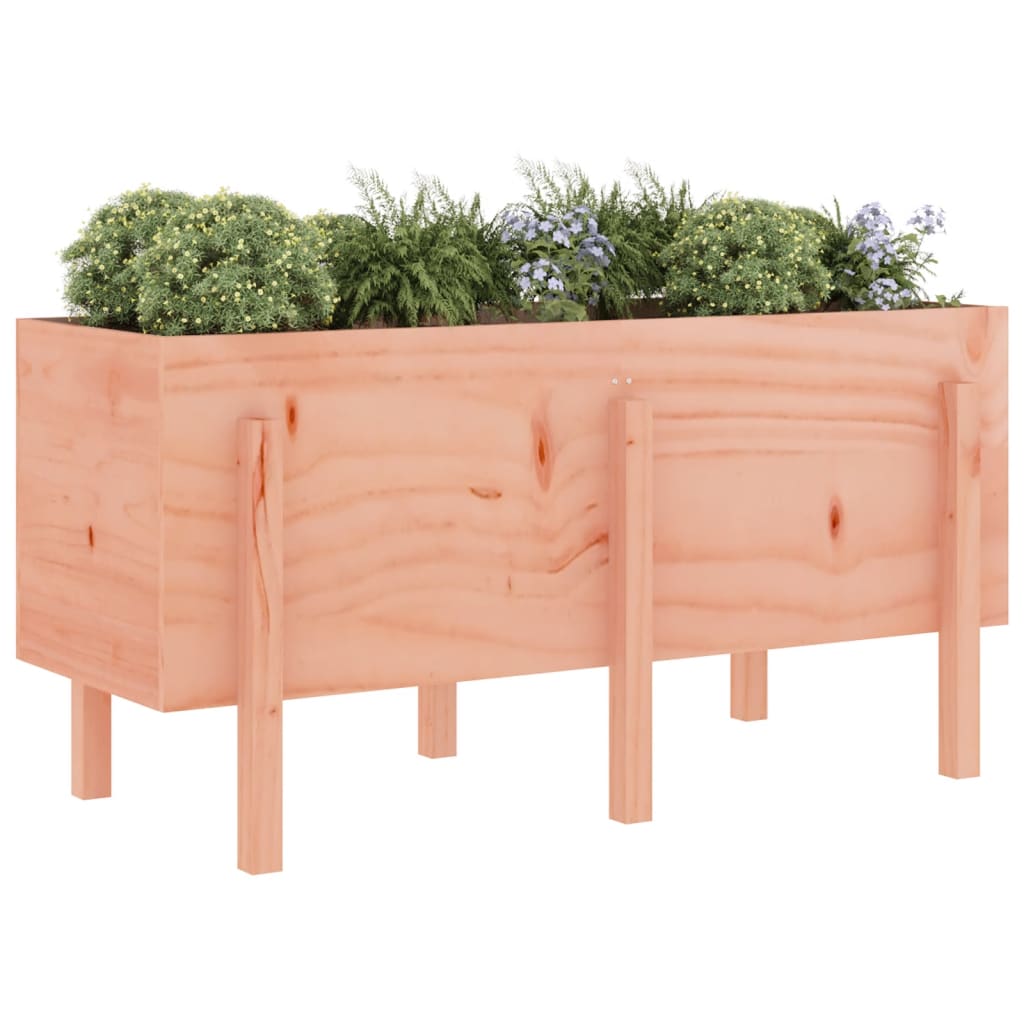 Fioriera Rialzata Giardino 121x50x57 cm Legno Massello Douglascod mxl 104647