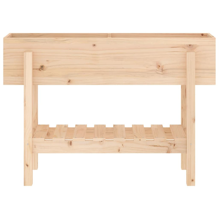 Fioriera Rialzata da Giardino 101x30x69 cm Legno Massello Pino 825240