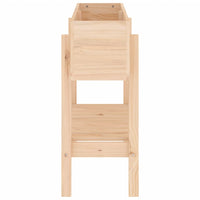 Fioriera Rialzata da Giardino 101x30x69 cm Legno Massello Pino 825240