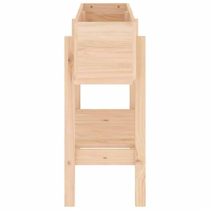 Fioriera Rialzata da Giardino 101x30x69 cm Legno Massello Pino 825240
