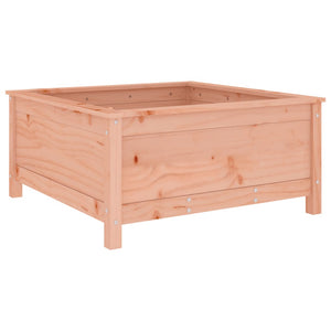 Vassoio per fioriera aiuola rialzata piante fiori terrazza giardino 82,5 x 82,5 x 39 cm legno massello marrone Douglas 02_0037947