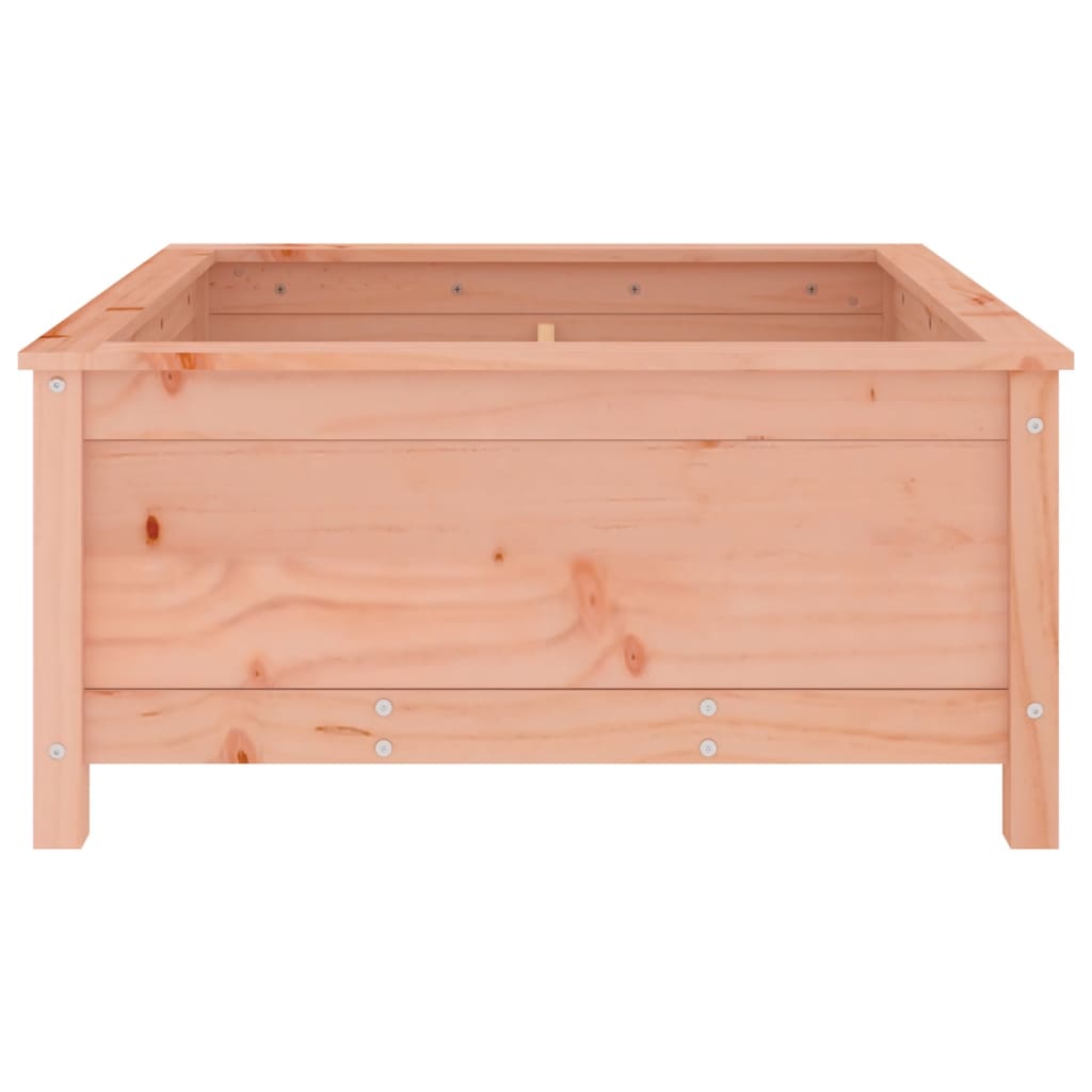 Vassoio per fioriera aiuola rialzata piante fiori terrazza giardino 82,5 x 82,5 x 39 cm legno massello marrone Douglas 02_0037947