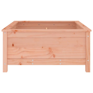 Vassoio per fioriera aiuola rialzata piante fiori terrazza giardino 82,5 x 82,5 x 39 cm legno massello marrone Douglas 02_0037947