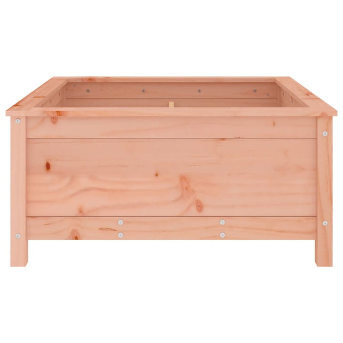Vassoio per fioriera aiuola rialzata piante fiori terrazza giardino 82,5 x 82,5 x 39 cm legno massello marrone Douglas 02_0037947