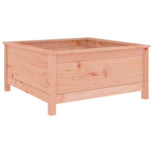 Vassoio per fioriera aiuola rialzata piante fiori terrazza giardino 82,5 x 82,5 x 39 cm legno massello marrone Douglas 02_0037947