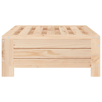 Copertura per Base Ombrellone in Legno Massello di Pino 825331