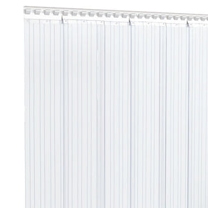 Tenda per Porte Trasparente 200 mm x 1,6 mm 50 m in PVC