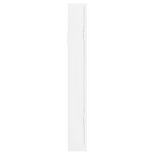 Armadietto per gioielli, organizer per mobili, camera da letto, guardaroba, bagno con specchio a parete 30 x 8,5 x 67 cm bianco 02_0022833