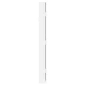 Armadio Portagioie con Specchio a Muro Bianco 30x8,5x90 cm 353211