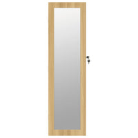 Armadio Portagioie con Specchio a Muro 30x8,5x106 cm 353216