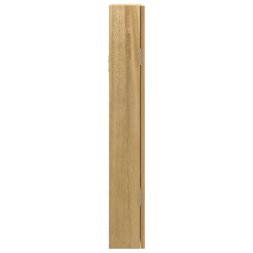Armadietto per gioielli, organizer per mobili, camera da letto, guardaroba, bagno con specchio a parete 37,5 x 10 x 67 cm marrone 02_0022830