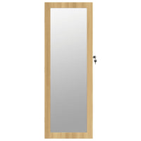 Armadio Portagioie a Specchio con Luci LED a Parete 353237