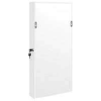 Armadio Portagioie a Specchio con Luci LED a Parete Bianco 353247