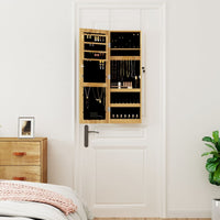 Armadio Portagioie a Specchio con Luci LED a Parete 353252