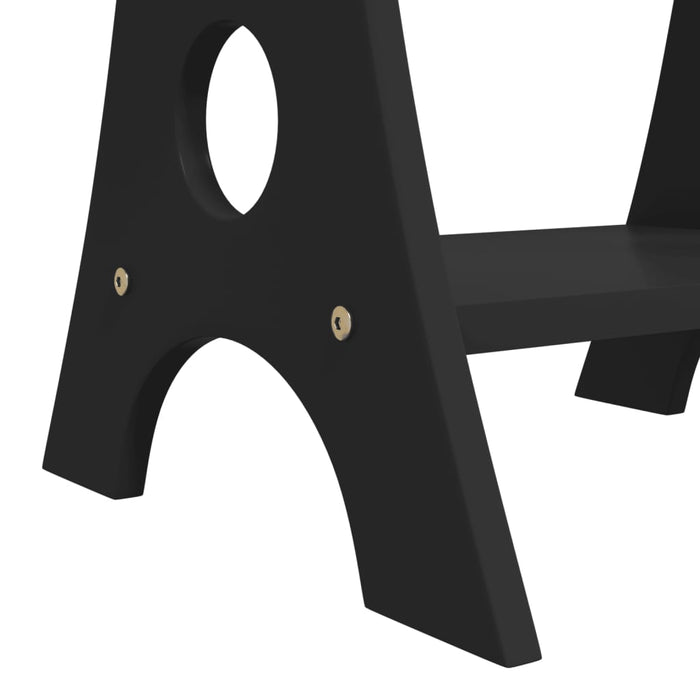 Armadietto Portagioie a Specchio con Luci LED Autoportante Nero