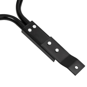 vidaXL Rullo da Giardino a Spinta Nero 63 L Ferro