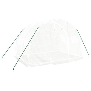 Serra con Telaio in Acciaio Bianco 6 mÂ² 3x2x2 mcod mxl 73407