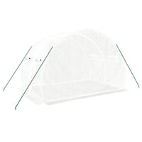 Serra con Telaio in Acciaio Bianco 6 m² 3x2x2 m 364079