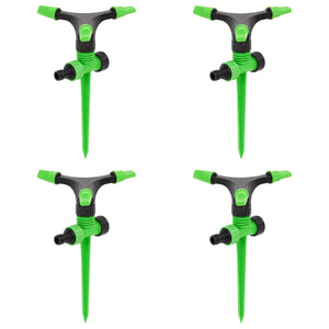 Irrigatori Rotanti 4 pz Verdi e Neri 16x13,5x25,5 cm ABS e PPcod mxl 102193